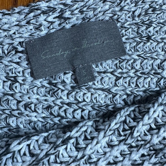 Sunday in Brooklyn off shoulder s Cozy Gray Knit Sweater - Picture 3 of 4